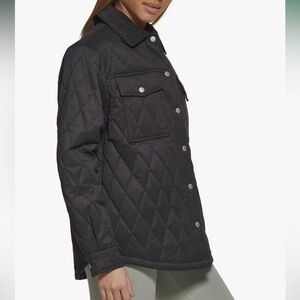 Levi's Unisex Black Quilted Shirt Jacket SZ L